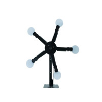 ASG Ferris Wheel Zielscheibe Reaktive Metall-Zielscheibe mit 5 Drehzielen