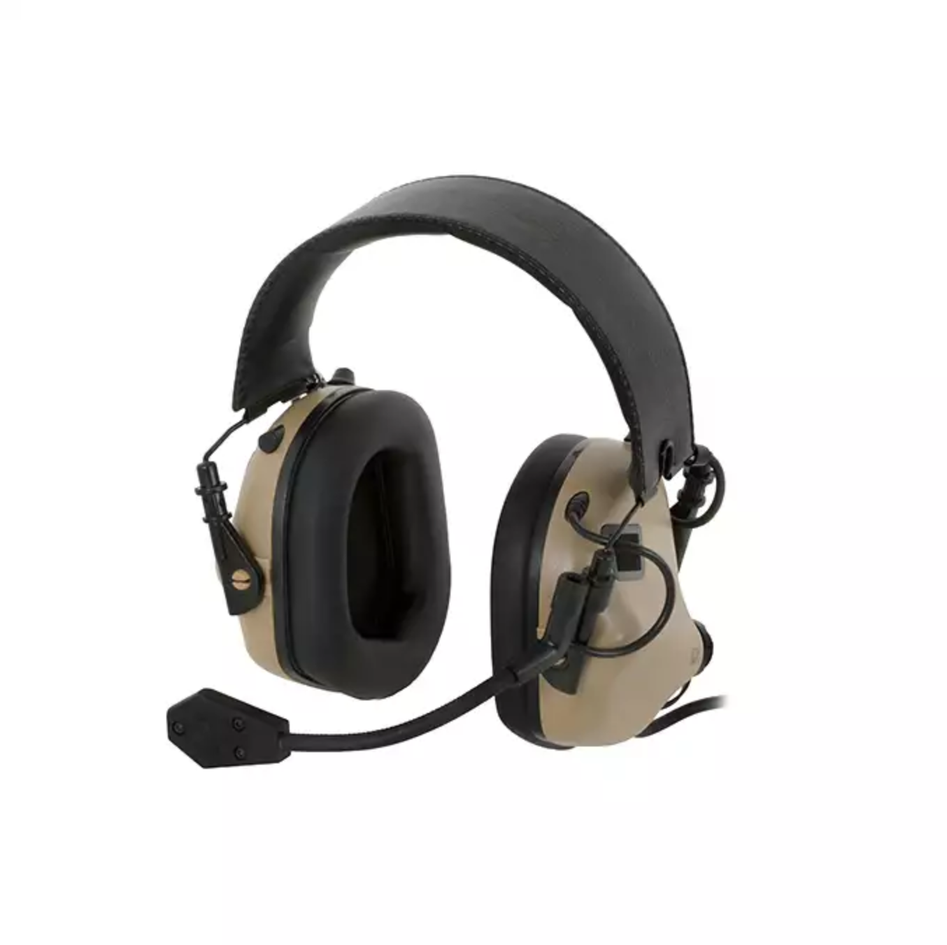 WISEONUS Taktisches Airsoft Headset Paintball Jagd Aktivitäten Kopfhörer mit Mikrofon Funktions-Headset 